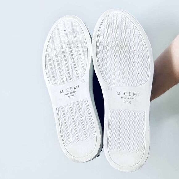 M. Gemi Palestra Minimo Velvet Edit Special Collection Blue Velvet Sneaker 37.5 - Picture 12 of 16